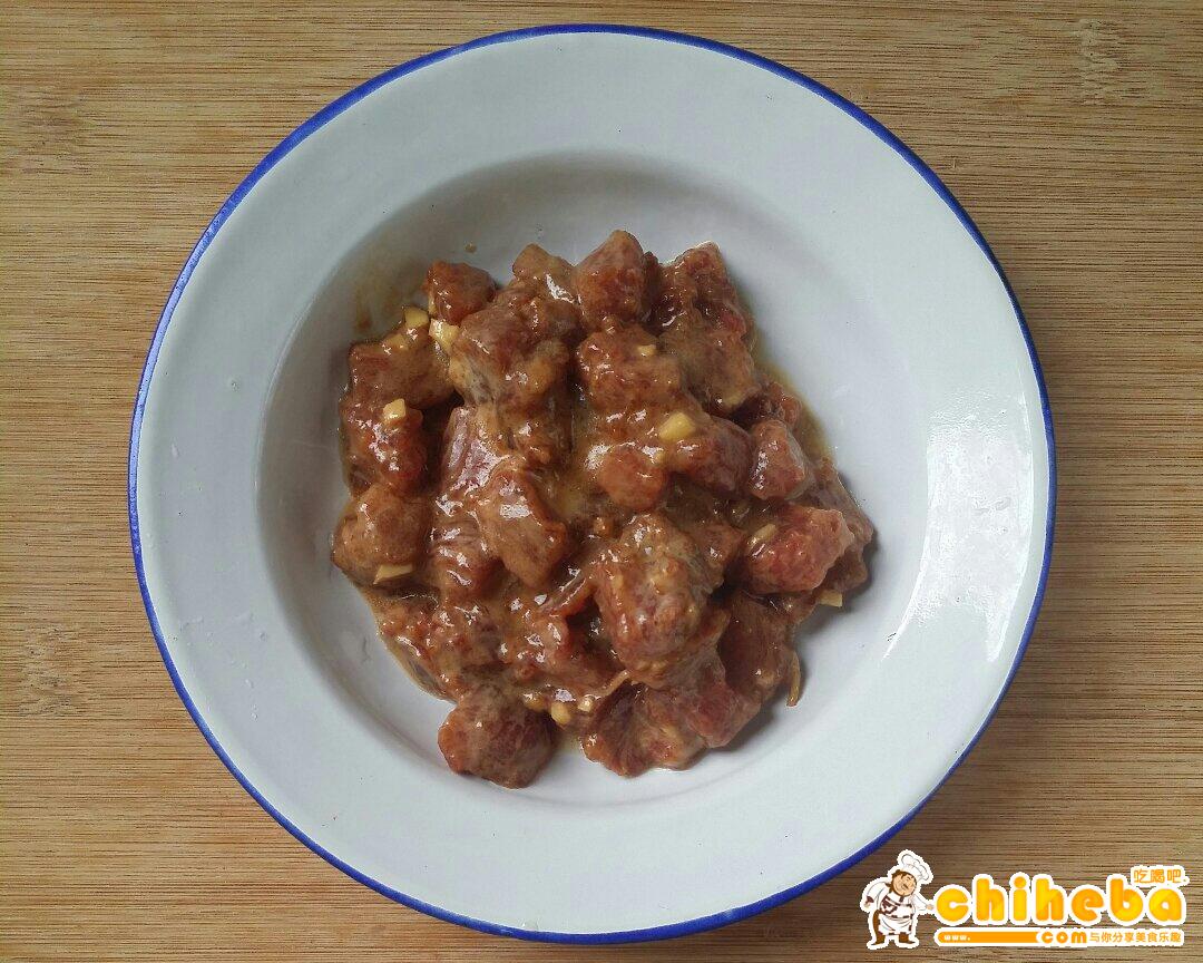 家常菜~杏鲍菇烧牛肉粒的做法 步骤5